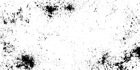 Fototapeta premium Distressed Black and White Grunge Texture Background with Grainy Dust and Scratches Vector