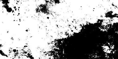 Obraz premium Abstract Black and White Grunge Texture Vector with Distressed Paint Splatters and Grainy Overlay Effect