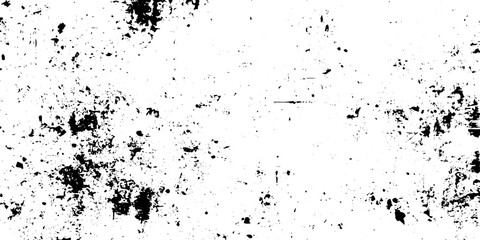 Fototapeta premium Black and White Grunge Texture Vector Background with Distressed Grainy Pattern and Ink Splatter
