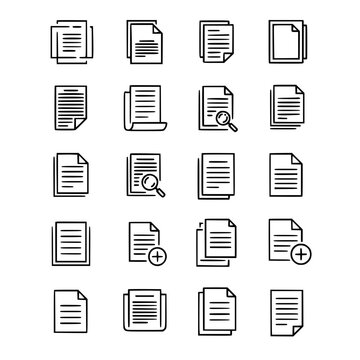 Document Icons Set