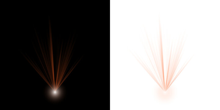 Orange Sci-Fi Muzzle Flash and Energy Blast VFX Assets for Video Game Design