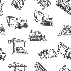 Construction Equipment Pattern © Alis