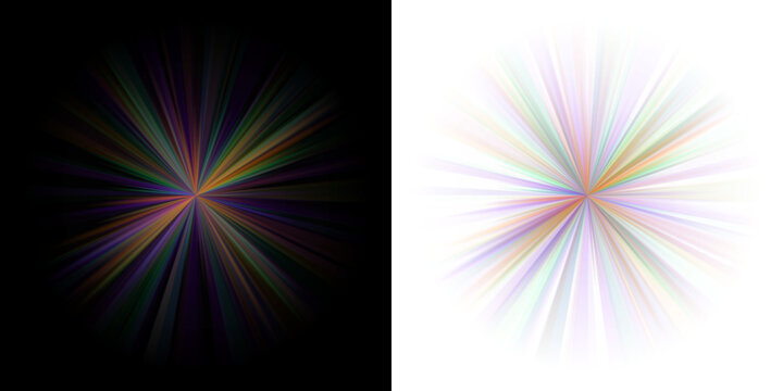 Abstract Neurodiversity Concept Representing ADHD Brain Activity and Sensory Overload