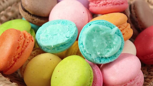 Macarons are a French pastry.