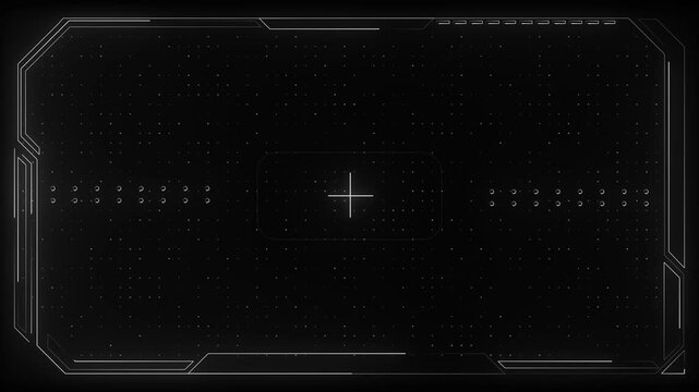 Futuristic Digital Interface Light Effects Geometric Design grid interface elements dark background, technology, digital networks, innovation themes. virtual futuristic frame design for web interface