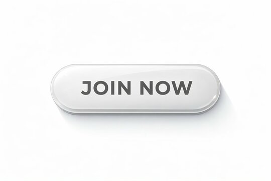 Inviting button with join now text for user engagement and sign-ups