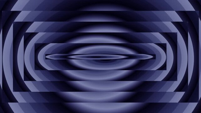 Abstract Blue Digital Interference Pattern Animation