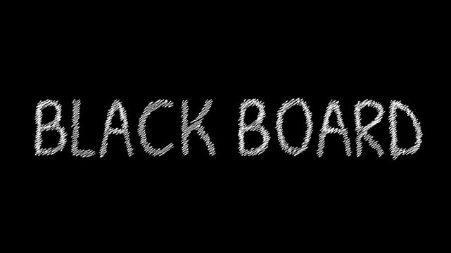 Black Board Text: A close-up shot of a blackboard with chalk writing. It is the perfect design element for any education or learning based project.