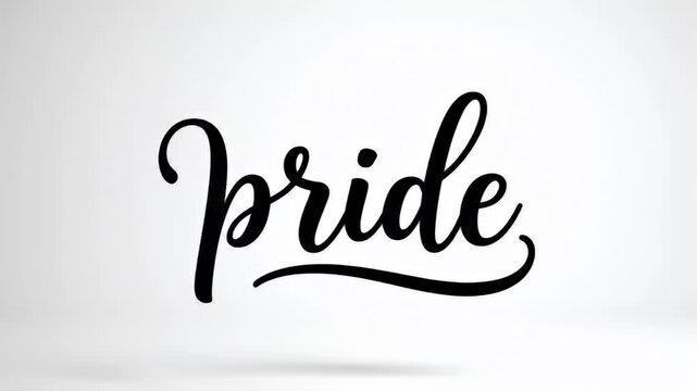 Black elegant handwritten script text ""pri"" with a subtle 3D effect isolated on a clean white background perfect for design and typography