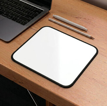 Blank Mouse Pad Mockup on Modern Office Desk
White Mouse Pad Mockup Top View Workspace Setup
Square Mouse Pad Mockup on Wooden Desk Background
Custom Mouse Pad Mockup with Computer Desk Setup
Blank Ga