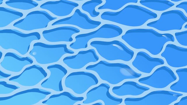 blue water pattern motion graphic animation, flowing and waving smoothly. for background etc 