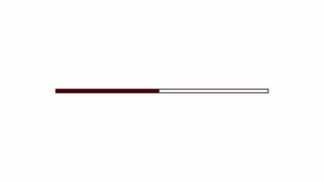 Loading Progress Bar Animation &ndash; Minimal UI Loader Motion Graphic
