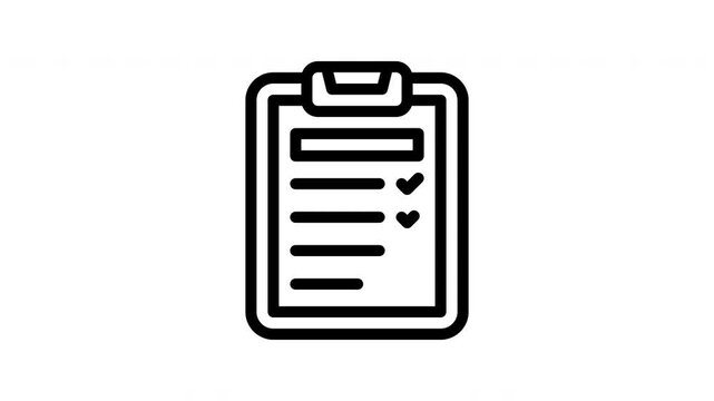 test minimalist stroke animation