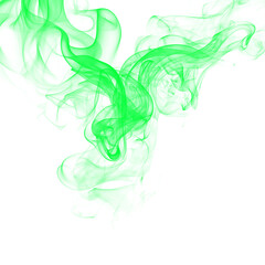 Obraz premium green smoke descends