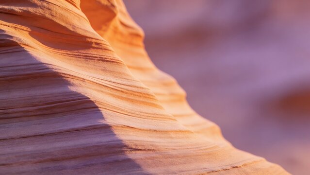 Closeup of textured sandstone rock