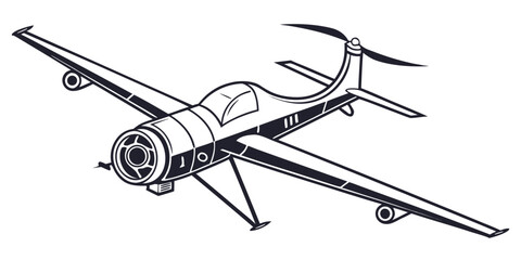 a small airplane with a propeller on the front Vector ©  MST RABEYA  BEGUM