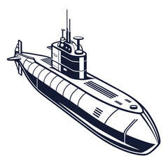 a large submarine with a conning tower and propeller Vector ©  MST RABEYA  BEGUM