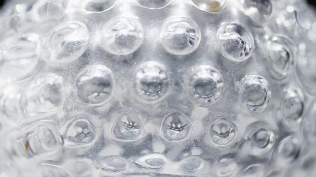 Macro Shot of Bumpy Decorative Light