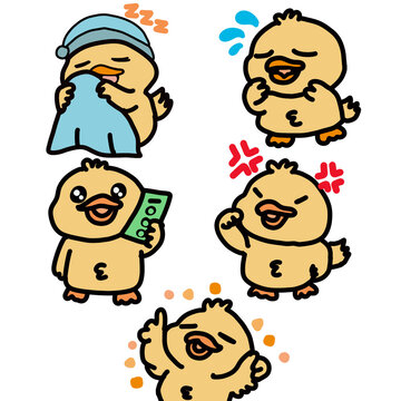 일상 오리캐릭터 