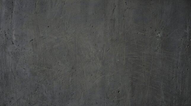 Abstract Dark Gray Worn Concrete Wall Texture with Fine Surface Scratches, Industrial Patina, 4K