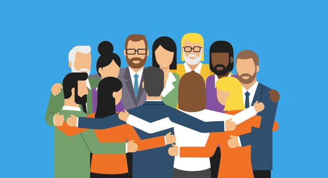 Diverse Group of People Together.