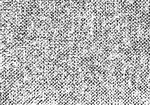 粗い織り目の布の質感 モノトーンのテクスチャ 背景素材