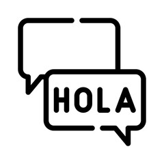hola line icon © Deione