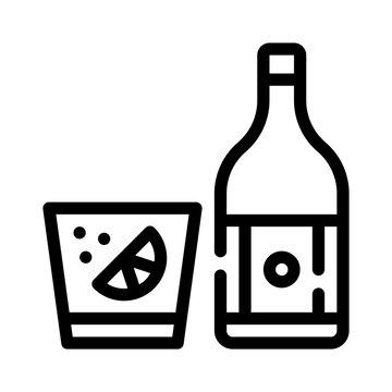 guaro line icon