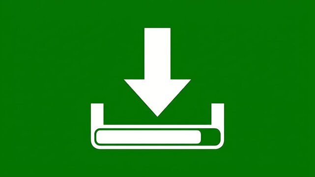 Download Progress Bar Animation on Green Screen.