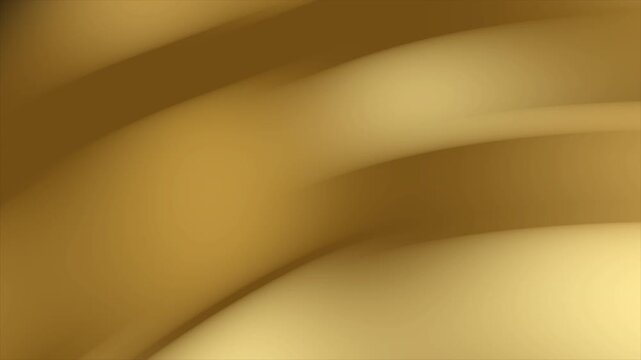 Abstract golden curves creating a soft flowing visual effect, suitable for backgrounds, design elements, banners, digital art, and luxury concepts.