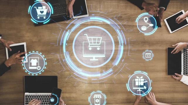 Omni-channel marketing and online shopping strategies, cross-platform customer experience, brand unification, and integrated marketing communication across digital channels. Funnel