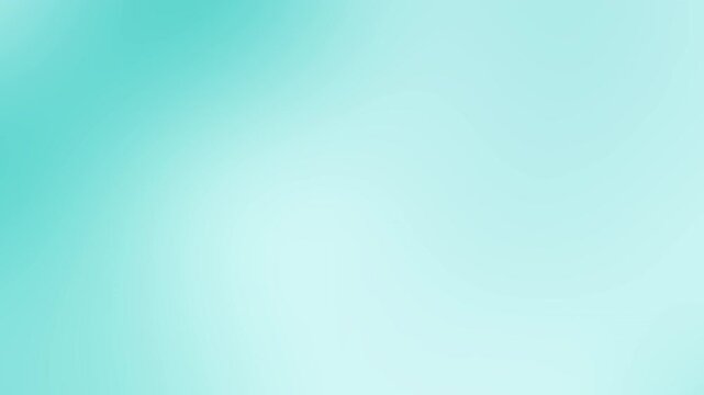 Soft Fluid Moving Turquoise Gradient Background Animation