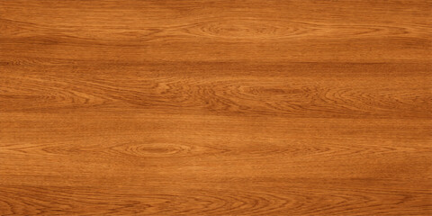A natural brown oak wood texture pattern surface with a rustic timber grain design overlays a golden wheat field in the summer background © RD Visuals