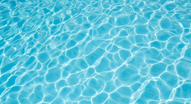 Blue Water Ripples - Seamless Clear Liquid Texture Background