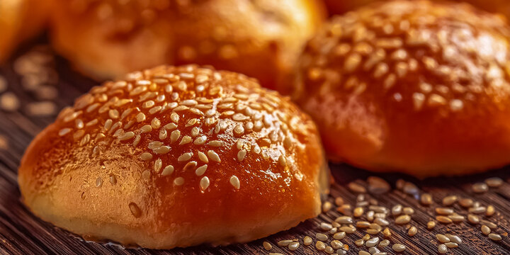 Br&ouml;tchen mit Sesam