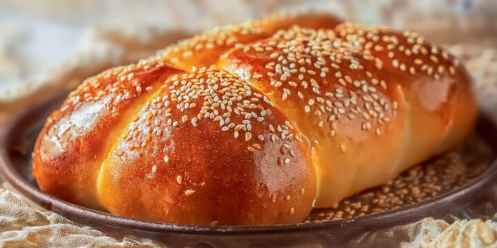Br&ouml;tchen mit Sesam