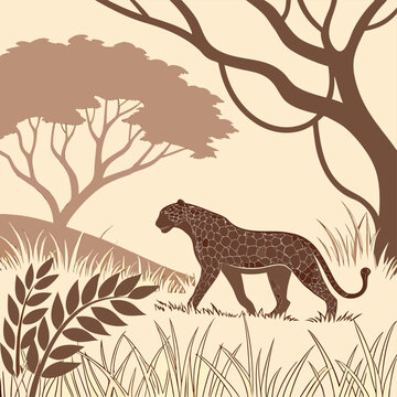 Luxury Leopard Print Seamless Pattern