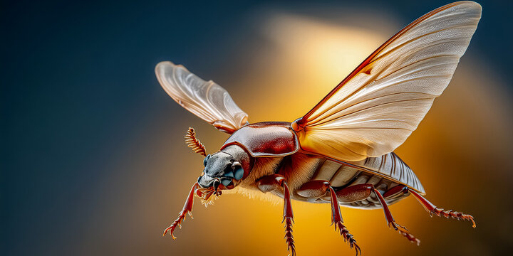 Ein fliegender Junik&auml;fer