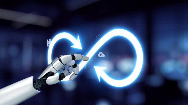 AI explores limitless innovation with virtual assistant guidance, artificial intelligence strategy, and AI potential for infinite business growth. Kernel