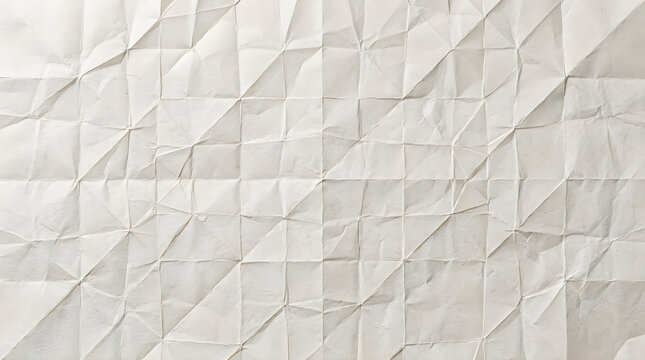 Folded white paper texture