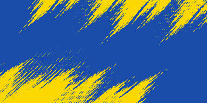 latar belakang tekstur grunge abstrak biru dan kuning. Ilustrasi vektorPrint