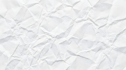 Fototapeta premium Crumpled white paper texture