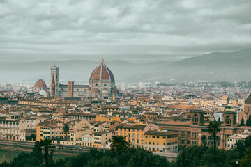 Fototapeta premium Beautiful Duomo Cathedral skyline in Florence, Italy