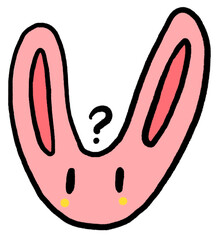 귀여운 토끼 일러스트 © RYUB