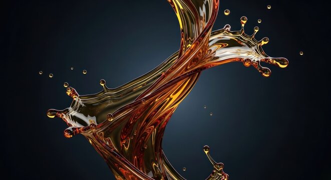 Dynamic Liquid Splash A Captivating Display of Fluid Motion.