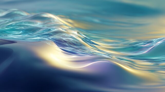 Abstract Luxury Water Ripple Gradient Background for Wellness and Relaxation Themes