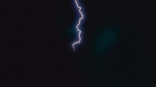 Thin Lightning Spark Overlay &ndash; Subtle Electric Energy Effect on Dark Background