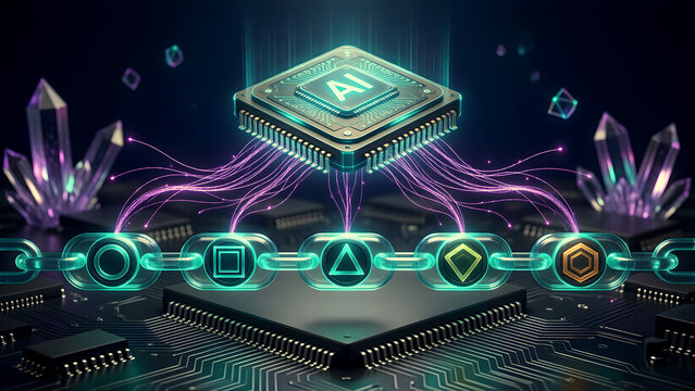 AI Material Traceability Lot Tracking Glyph Chain for Food Pharma Fortune 500 Manufacturing Provenance Hero