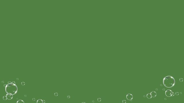 Fern Green 4F7942 Hex Code Soap Bubbles, Balloons, Circles for Ads product promo video advertising commercial marketing animation template brand intro opener motion graphics dynamic modern stylish