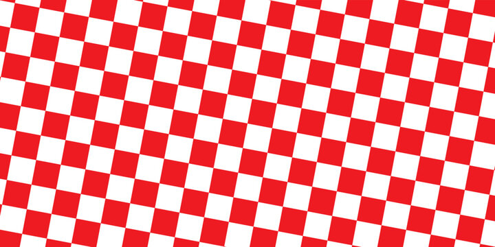 Red white tablecloth pattern lines. Gingham seamless pattern. Christmas backgroound. Strokes texture for textile shirt plaid, tablecloth, cloth, blanket, paper, makeup. Checkered print.